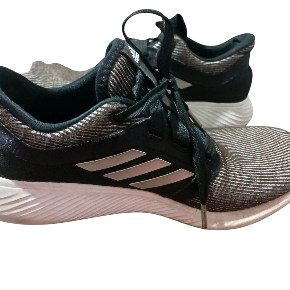 Adidas Women's Black and Silver Running Shoes